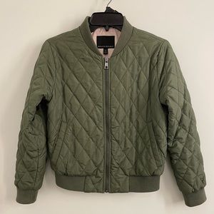 Banana Republic Quilted Bomber Jacket PXS
